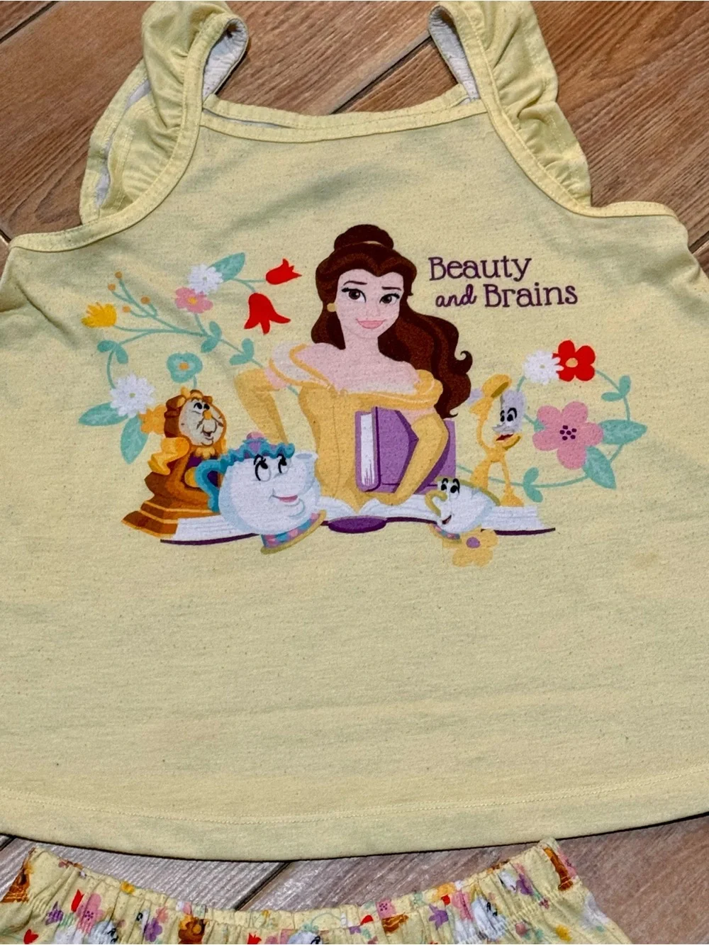 Disney Floral Belle Pajama Set